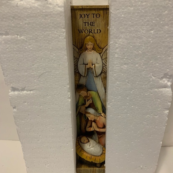 Avalon Gallery Designed Exclusively for Milagros Joy to the World Cross Plaque - Picture 11 of 13